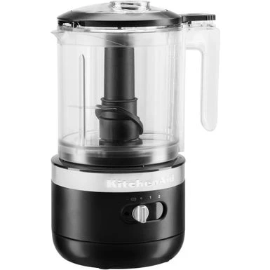 KitchenAid Cordless 5-Cup Food Chopper With Multi-Purpose Blade And Whisk Accessory In Black Matte 4 KitchenAid Cordless 5-Cup Food Chopper With Multi-Purpose Blade And Whisk Accessory In Black Matte - Image 2