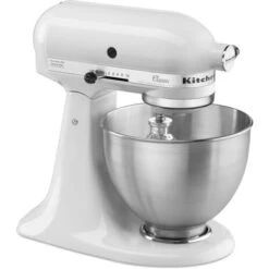 KitchenAid - Classic Series 4.5 Quart Tilt-Head Stand Mixer - K45SSWH - Blanco -KitchenAid 3eef353e 088a 4c6a b691 26ae934d6441