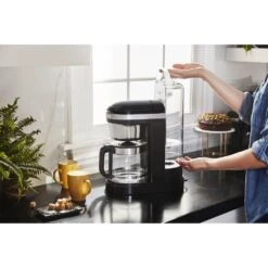 KitchenAid 12 Cup Drip Coffee Maker With Programmable Warming Plate In Onyx Black -KitchenAid 57112344 3