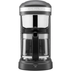 KitchenAid 12-Cup Drip Coffee Maker With Spiral Showerhead And Programmable Warming Plate In Matte Charcoal Gray