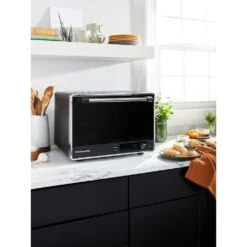 KitchenAid 1 Cu. Ft. Convection Countertop Oven In Black Matte -KitchenAid 60988235 11