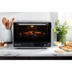 KitchenAid 1 Cu. Ft. Convection Countertop Oven In Black Matte -KitchenAid 60988235 13