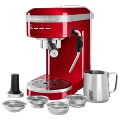 KitchenAid 47 Oz Semi-Automatic Espresso Machine In Empire Red