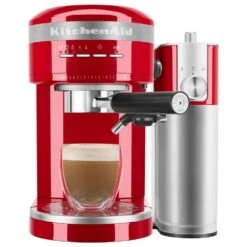 KitchenAid 47 Oz Semi-Automatic Espresso Machine In Empire Red -KitchenAid 61461497 10