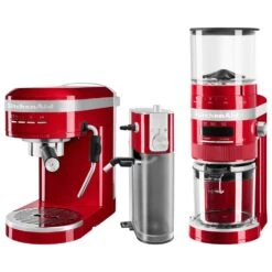 KitchenAid 47 Oz Semi-Automatic Espresso Machine In Empire Red -KitchenAid 61461497 11