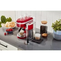 KitchenAid 47 Oz Semi-Automatic Espresso Machine In Empire Red -KitchenAid 61461497 18