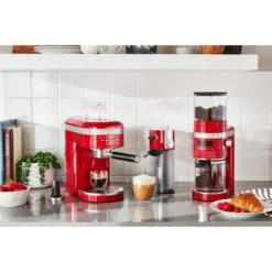 KitchenAid 47 Oz Semi-Automatic Espresso Machine In Empire Red -KitchenAid 61461497 20
