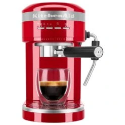 KitchenAid 47 Oz Semi-Automatic Espresso Machine In Empire Red -KitchenAid 61461497 7