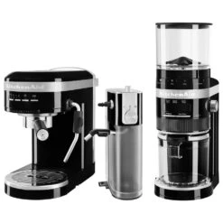 KitchenAid 47 Oz Semi-Automatic Espresso Machine In Onyx Black -KitchenAid 61461554 11
