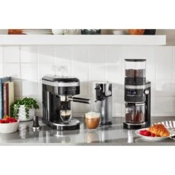 KitchenAid 47 Oz Semi-Automatic Espresso Machine In Onyx Black -KitchenAid 61461554 15