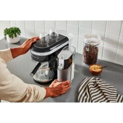 KitchenAid 47 Oz Semi-Automatic Espresso Machine In Onyx Black -KitchenAid 61461554 20