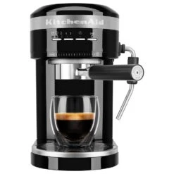 KitchenAid 47 Oz Semi-Automatic Espresso Machine In Onyx Black -KitchenAid 61461554 7