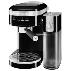 KitchenAid 47 Oz Semi-Automatic Espresso Machine In Onyx Black -KitchenAid 61461554 8
