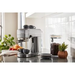 KitchenAid 47 Oz Semi-Automatic Espresso Machine In Brushed Stainless Steel -KitchenAid 61461562 15