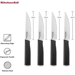 KitchenAid Gadgets KitchenAid 4pc Steak Knife Set -KitchenAid 63342240 3