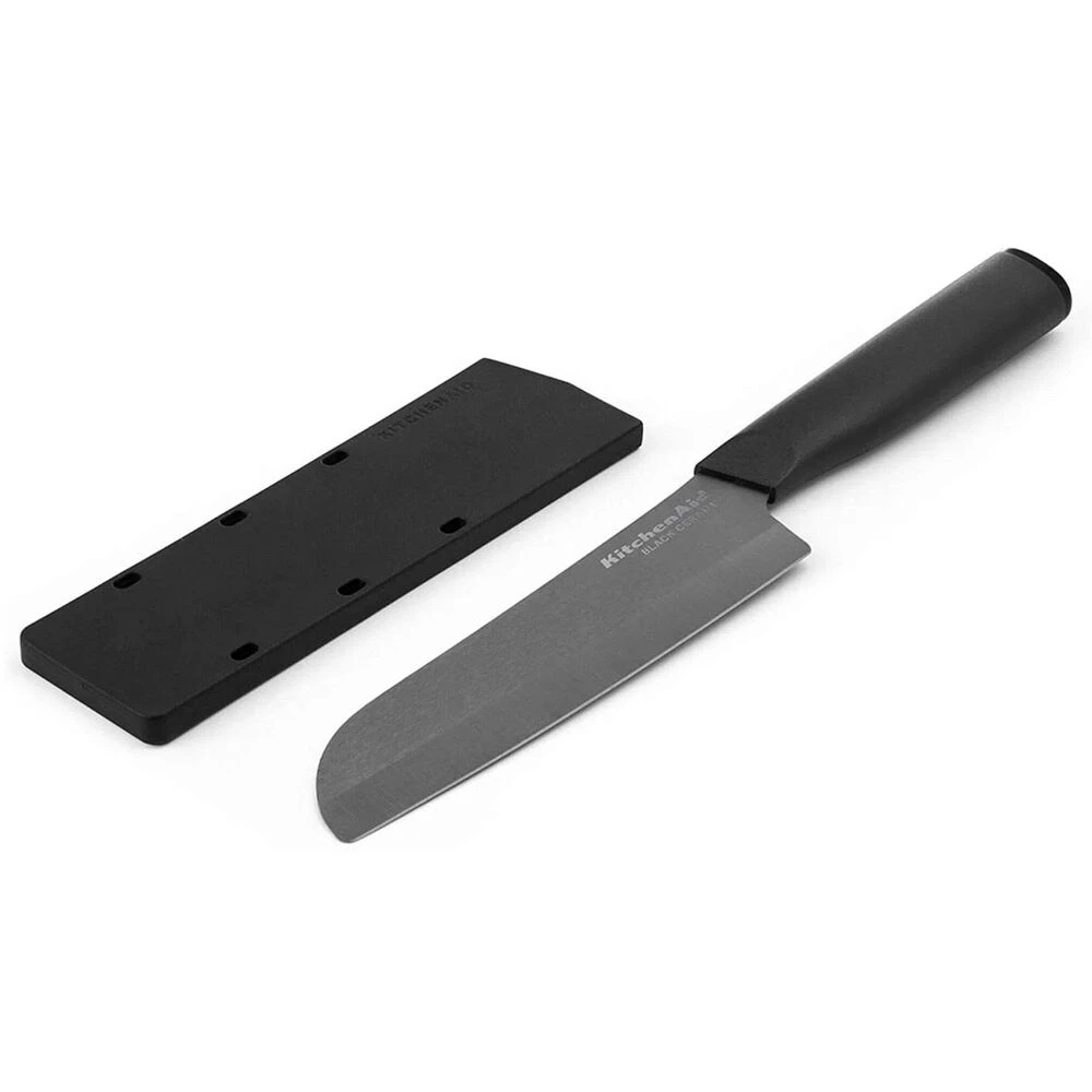 KitchenAid Gadgets KitchenAid 5in Cermc Santoku&Sheath 3 KitchenAid Gadgets KitchenAid 5in Cermc Santoku&Sheath