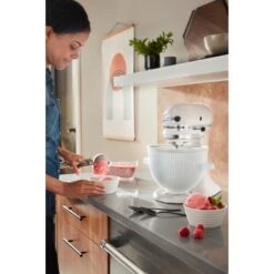 KitchenAid - Ice Cream Maker Attachment, KSMICM - White -KitchenAid 77d4f017 af6b 56d4 b84e 97c7e33e5f0b