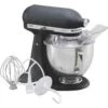 Kitchenaid Artisan Design 300W 4.8L Cast Iron Black Special Finish Tilt Head Stand Mixer, 5KSM150PSBBK -KitchenAid 8ABMuVbVI36VG xxlarge