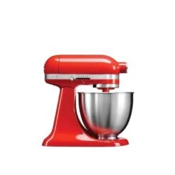 Kitchenaid 5KSM3311XBHT Artisan Mini 250W Hot Sauce Stand Mixer With 1 Jar, 80202