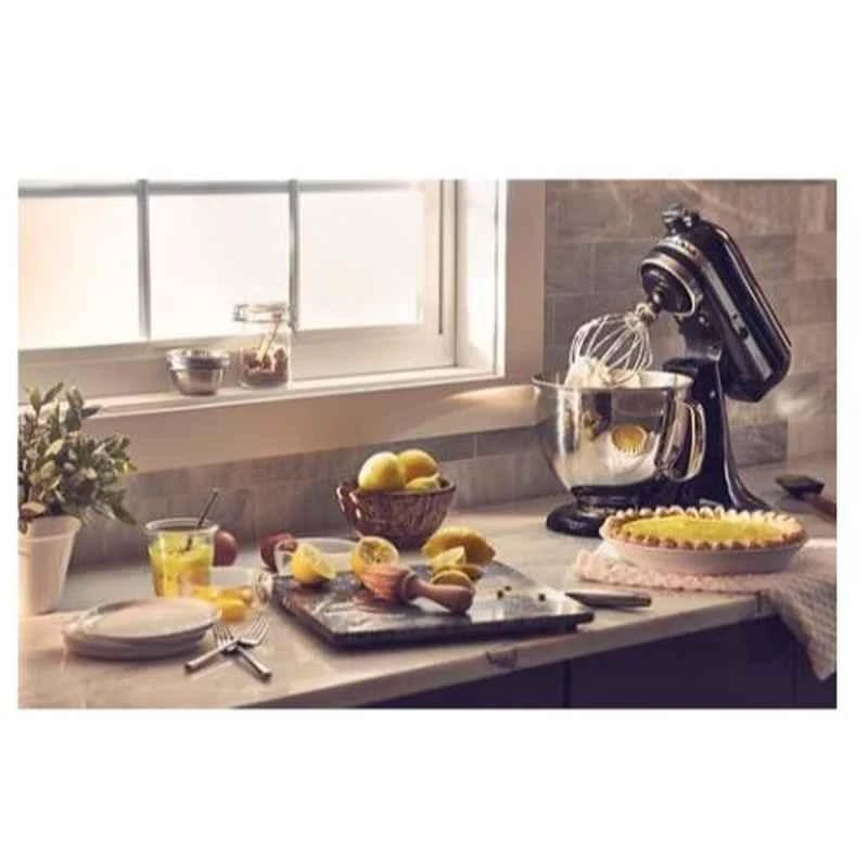 Kitchenaid 300W 4.8L Onyx Black 10 Speed Classic Tilt Head Artisan Design Stand Mixer, 5KSM150PSDOB 7 Kitchenaid 300W 4.8L Onyx Black 10 Speed Classic Tilt Head Artisan Design Stand Mixer, 5KSM150PSDOB - Image 5