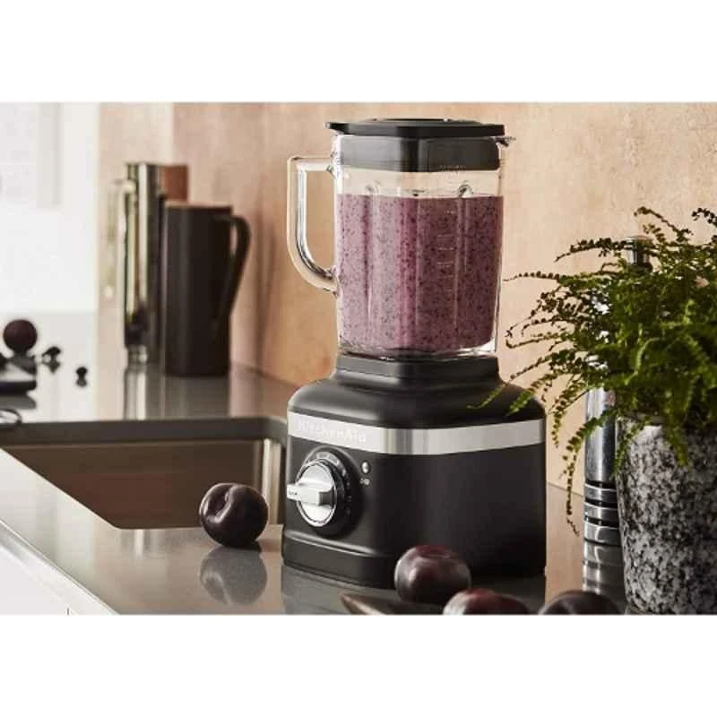 KitchenAid K400 1200W 1.6L Diecast Metal Onyx Black 5 Speed Stand Blender, 5KSB4027DOB 4 KitchenAid K400 1200W 1.6L Diecast Metal Onyx Black 5 Speed Stand Blender, 5KSB4027DOB - Image 2