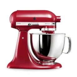 Kitchenaid 300W 4.8L Candy Apple Red 10 Speed Classic Tilt Head Artisan Design Stand Mixer, 5KSM150PSDCA