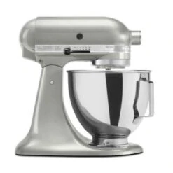 Kitchenaid Artisan Design 300W 4.8L Sugar Pearl Double Coat Tilt Head Stand Mixer, 5KSM150PSDSR