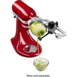 KitchenAid - 5 Blade Spiralizer With Peel, Core And Slice - Metal 16 KitchenAid - 5 Blade Spiralizer With Peel, Core And Slice - Metal -KitchenAid a4b7a64c 6d3a 5d1c 8fb6 9b236245a2ac