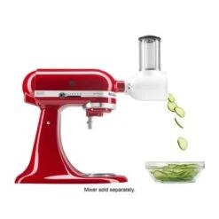 KitchenAid - 3-Piece Pasta Roller & Cutter Set And Fresh Prep Slicer/Shredder Attachment - KSMVSPR - Silver 12 KitchenAid - 3-Piece Pasta Roller & Cutter Set And Fresh Prep Slicer/Shredder Attachment - KSMVSPR - Silver -KitchenAid aeb28bc3 2077 5077 b5f6 5073fbe30a5e