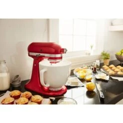 KitchenAid 5-Qt. Titanium-Reinforced Ceramic Bowl For Tilt-Head Stand Mixers, White Chocolate -KitchenAid b721098c c154 4d84 a3f5 b6f516fd68e3