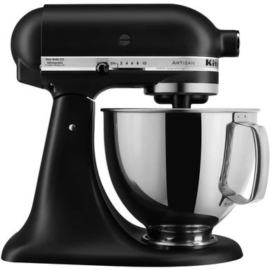 KitchenAid Artisan Series 325-Watt Tilt-Back Head Stand Mixer In Matte Black 3 KitchenAid Artisan Series 325-Watt Tilt-Back Head Stand Mixer In Matte Black