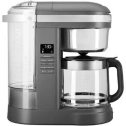 KitchenAid 12-Cup Drip Coffee Maker With Spiral Showerhead And Programmable Warming Plate In Matte Charcoal Gray -KitchenAid c51b53f2 7b54 4679 9915 b843bc5eb7dc