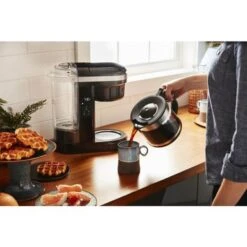 KitchenAid 12-Cup Drip Coffee Maker With Spiral Showerhead In Onyx Black -KitchenAid c7247337 d275 477c b2eb e3c991d633d9