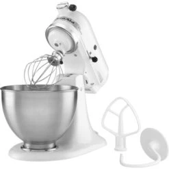 KitchenAid - Classic Series 4.5 Quart Tilt-Head Stand Mixer - K45SSWH - Blanco -KitchenAid d0f373ff 732a 5c4c 816a 4b3f1e20cae0