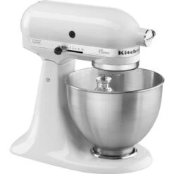 KitchenAid - Classic Series 4.5 Quart Tilt-Head Stand Mixer - K45SSWH - Blanco -KitchenAid deecf3bc a28f 5e86 9d64 454988dbba7a