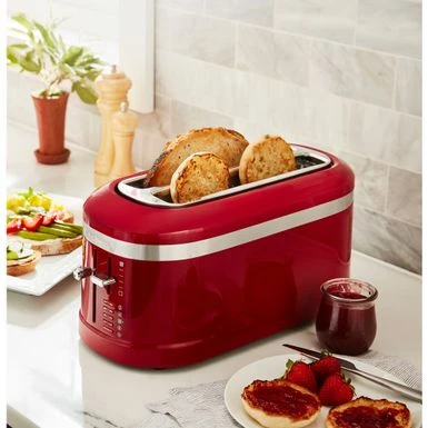 KitchenAid 4-Slice Long Slot Toaster With High-Lift Lever In Empire Red 4 KitchenAid 4-Slice Long Slot Toaster With High-Lift Lever In Empire Red - Image 2