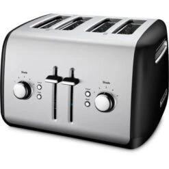 KitchenAid 4-Slice Toaster With Illuminated Buttons In Onyx Black