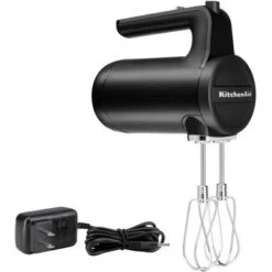 KitchenAid - Cordless 7 Speed Hand Mixer - Black Matte