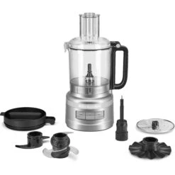 KitchenAid 9 Cup Food Processor - KFP0921 - Contour Silver -KitchenAid kfp0921cu 1
