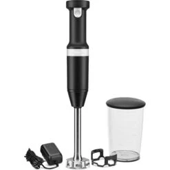 KitchenAid - Cordless Variable Speed Hand Blender - Black Matte -KitchenAid khbbv53bm