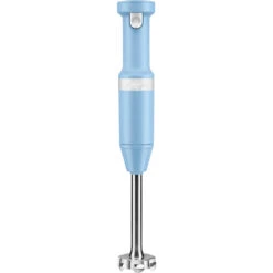 KitchenAid Cordless Variable-Speed Immersion Blender In Blue Velvet With Whisk And Blending Jar -KitchenAid khbbv53vb 3