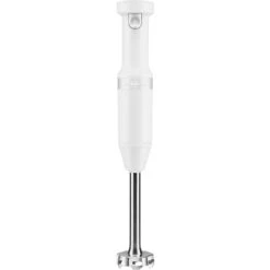 KitchenAid Cordless Variable-Speed Immersion Blender In White With Whisk And Blending Jar -KitchenAid khbbv53wh 3