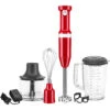 KitchenAid Cordless Variable Speed Hand Blender With Chopper And Whisk Attachment In Empire Red -KitchenAid khbbv83er