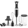 KitchenAid Cordless Variable Speed Hand Blender With Chopper And Whisk Attachment In Onyx Black 1 KitchenAid Cordless Variable Speed Hand Blender With Chopper And Whisk Attachment In Onyx Black -KitchenAid khbbv83ob