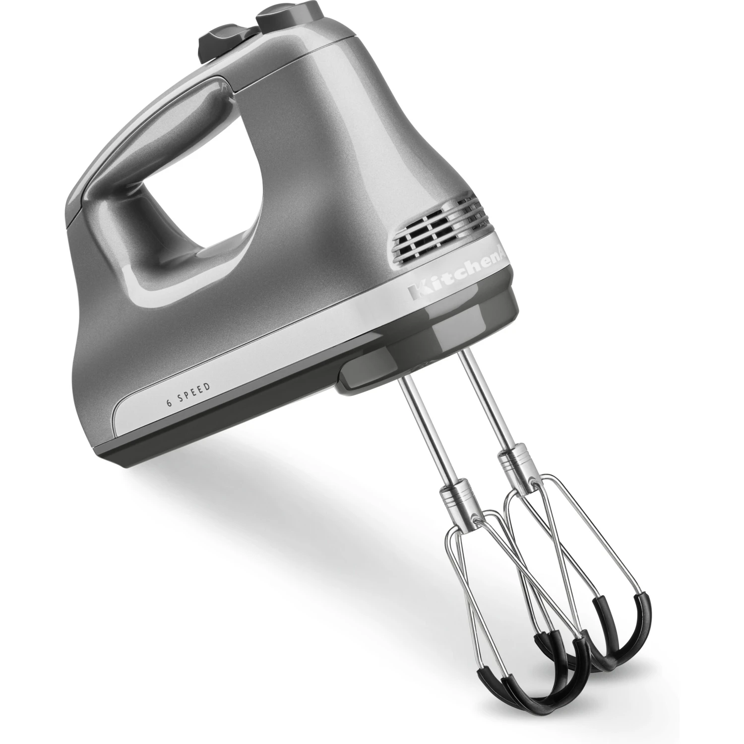 KitchenAid - 6 Speed Hand Mixer With Flex Edge Beaters - KHM6118 - Contour Silver 9 KitchenAid - 6 Speed Hand Mixer With Flex Edge Beaters - KHM6118 - Contour Silver - Image 7