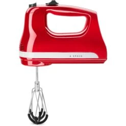 KitchenAid - 6 Speed Hand Mixer With Flex Edge Beaters - KHM6118 - Empire Red -KitchenAid khm6118er 2
