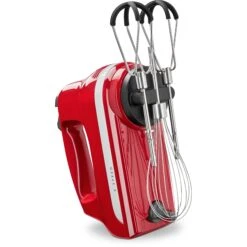 KitchenAid - 6 Speed Hand Mixer With Flex Edge Beaters - KHM6118 - Empire Red -KitchenAid khm6118er 4
