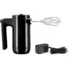 KitchenAid Cordless 7-Speed Hand Mixer With Turbo Beaters II In Onyx Black
