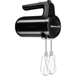 KitchenAid Cordless 7-Speed Hand Mixer With Turbo Beaters II In Onyx Black -KitchenAid khmb732ob 3