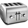 KitchenAid 4-Slice Toaster With Manual High-Lift Lever -KitchenAid kmt4115sx